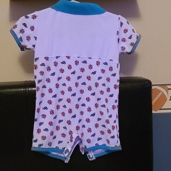 3/10$ Small steps kids polo turtle romper - Picture 2 of 4